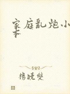 家庭乱炮小说全本