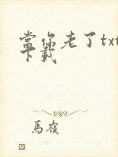 当你老了txt下载