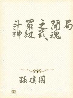 斗罗之开局签到神级武魂