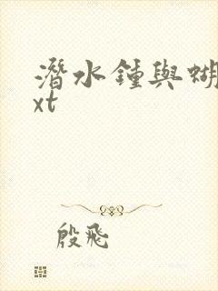 潜水钟与蝴蝶txt