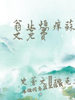 翁止熄痒苏钥全文免费