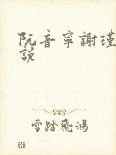 阮音宁谢瑾之小说