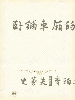 卧铺车厢的艳遇