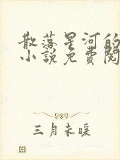 散落星河的记忆小说免费阅读全文