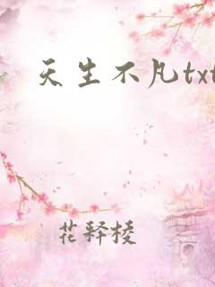 天生不凡txt