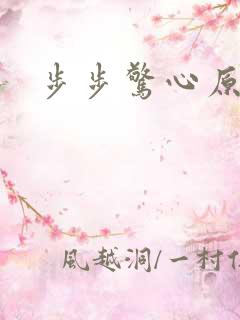 步步惊心原著