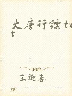 大唐行镖 txt