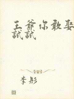 王爷你敢娶小三试试