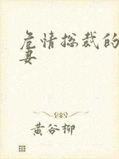 危情总裁的未婚妻