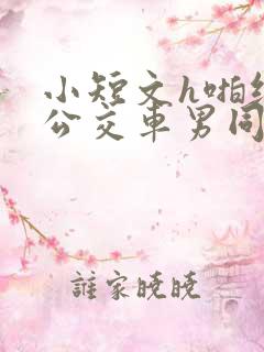 小短文h啪纯肉公交车男同