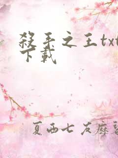 杀手之王txt下载