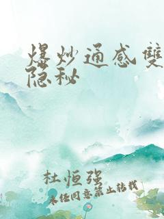 爆炒通感双胞胎隐秘