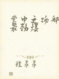 掌中之物哪一章最劲爆