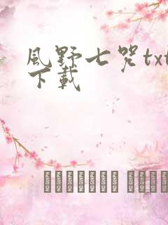 风野七咒txt下载
