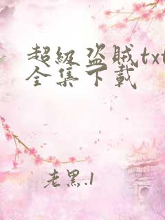 超级盗贼txt全集下载