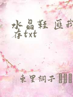 水晶鞋 匪我思存txt