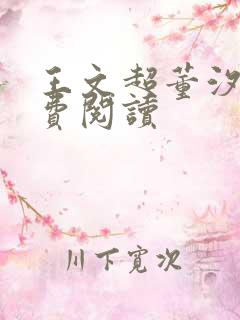 王文超董汐瑜免费阅读