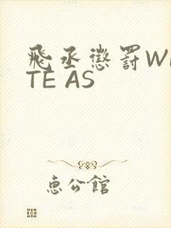 飞丞惩罚WRITE AS