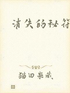 消失的秘符
