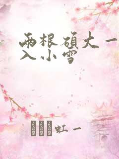 两根硕大一起挤入小雪