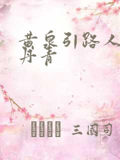 黄泉引路人 碎丹青