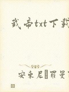 武帝txt下载