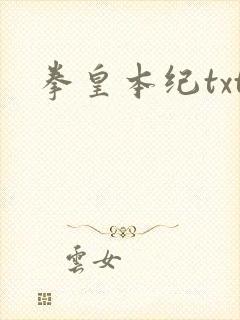 拳皇本纪txt