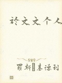 于文文个人简历