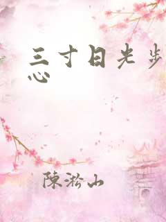 三寸日光步步惊心