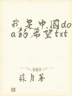 我是中国dota的希望txt
