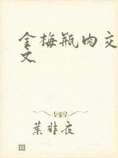 金梅瓶肉交白话文