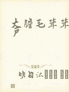 大胆毛茸茸的湿户