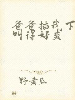 爸爸插我下面我叫得好爽