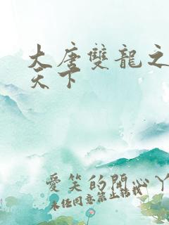 大唐双龙之无敌天下