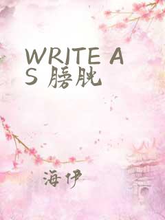 WRITE AS 膀胱