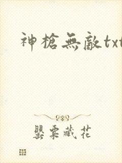 神枪无敌txt