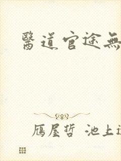 医道官途无弹窗