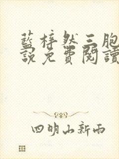 蓝梓然三胞胎小说免费阅读