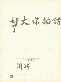 好大你插错地方了