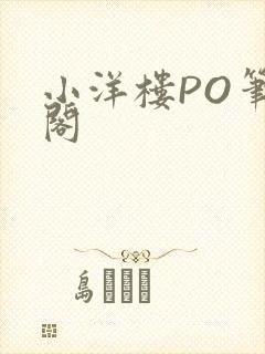 小洋楼PO笔趣阁