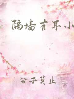 隔墙有耳小说