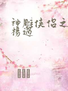 神雕侠侣之我是杨过