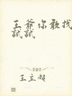 王爷你敢找小三试试