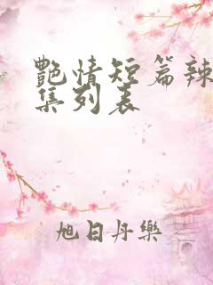 艳情短篇辣文合集列表