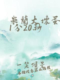 米兰大坏蛋真空1分20秒