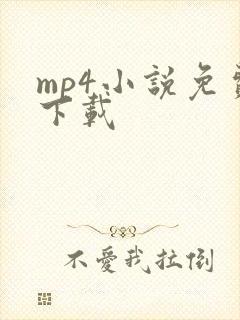 mp4小说免费下载