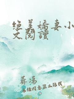绝美娇妻小说全文阅读
