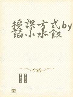 授课方式by肉馅小水饺