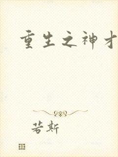 重生之神才风流