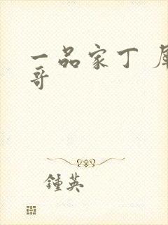 一品家丁 犀利哥